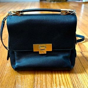 BALENCIAGA Ludis Women's Leather Handbag,Shoulder Bag Black